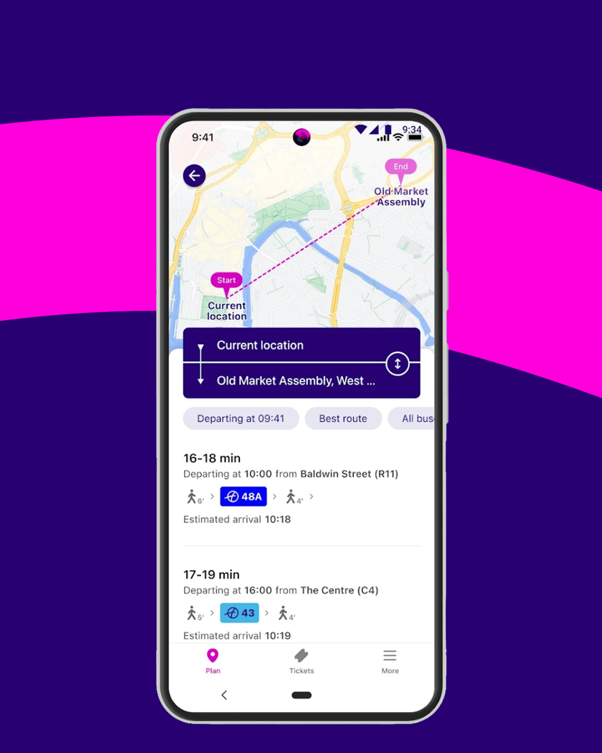 Feature 2: Plan - Choose the best route for you