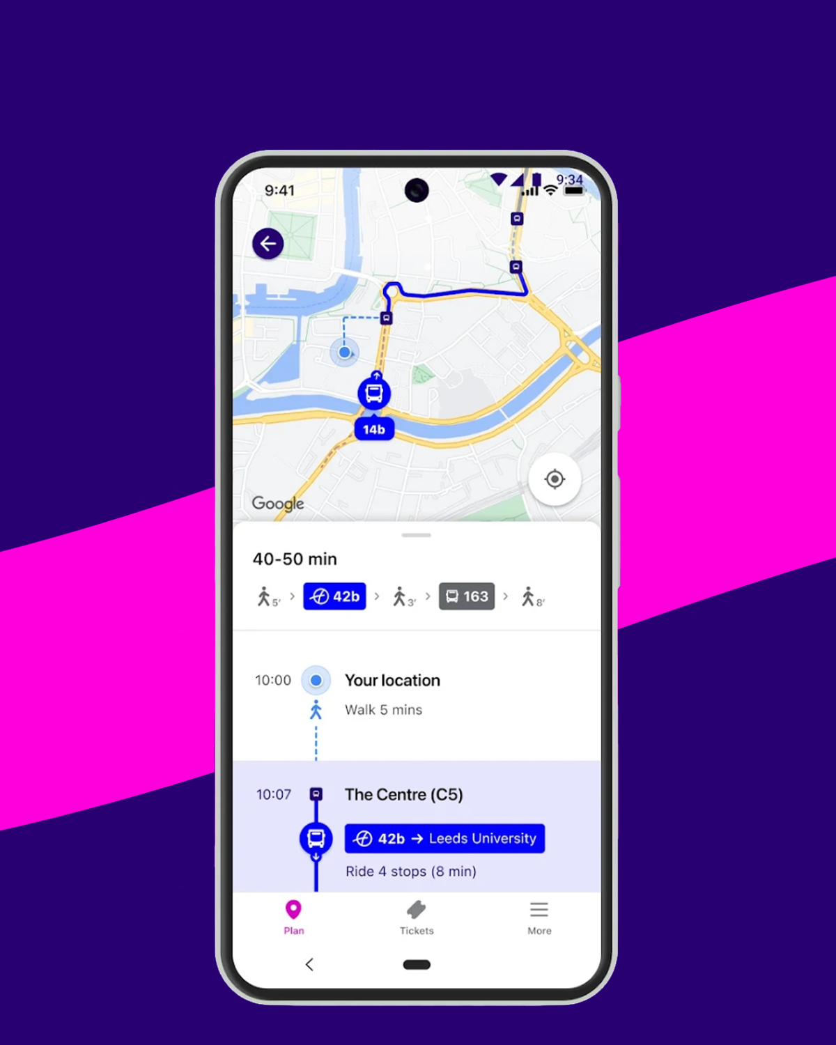 Feature 5: Track - Check which bus is arriving next