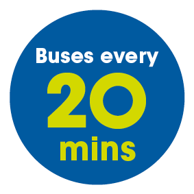 Buses every 20 mins