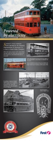 First Cymru electric bus leaflet